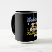 Niedliche Nähgeschenke für Quilter Tasse (Vorderseite Links)