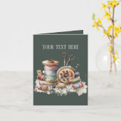 Niedliche Nähliebhaber hinzufügen Karte (Gelbe Blume)