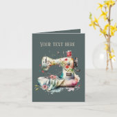 Niedliche Nähliebhaber hinzufügen Karte (Gelbe Blume)