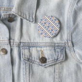 Niedliche, nahtlose Weihnachtsschmuckmuster Button (Beispiel)