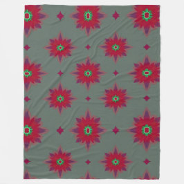 Niedliche Nahtlose Wiederholung von Blumenmuster f Fleecedecke