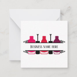 Niedliche Nail-Technologie für jeden Zweck Note Ca Mitteilungskarte