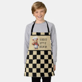 Niedliche Nana's kleiner Helfer fügt Text hinzu Schürze (Getragen)