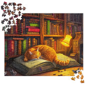 Niedliche Napping Kitty Puzzles für Erwachsene 500