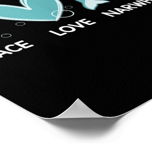 Niedliche Narwhal-Kostüme für Männer Frauen Kind N Poster (Ecke)