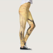Niedliche Nashörner in Afrika Leggings (Rechts)