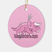 Niedliche Nasutoceratops Keramik Ornament (Links)