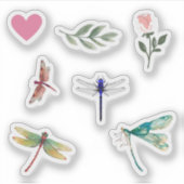 Niedliche Naturerscheinungen für Scrapbooking Aufkleber (Vorderseite)