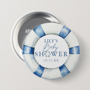 Niedliche Nautical Ocean Lifebuoy Baby Dusche Gefa Button