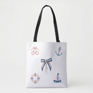 Niedliche nautische Infusion und Coquette Tasche