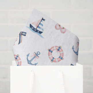 Niedliche nautische und Coquette Infusion! Seidenpapier