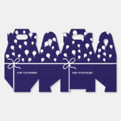 Niedliche Navy Blue Party Balloons und Ribbons Cus Geschenkschachtel (Ungeklappt)