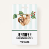 Niedliche Neigung im Wasser nach unten Ausweis (Rückseite)