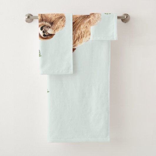 Niedliche Neigung im Wasser nach unten Badhandtuch Set (Insitu)