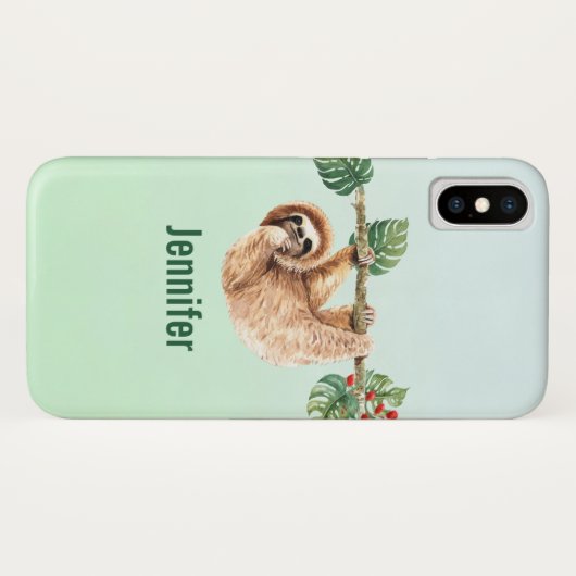 Niedliche Neigung im Wasser nach unten Case-Mate iPhone Hülle (Rückseite (Horizontal))