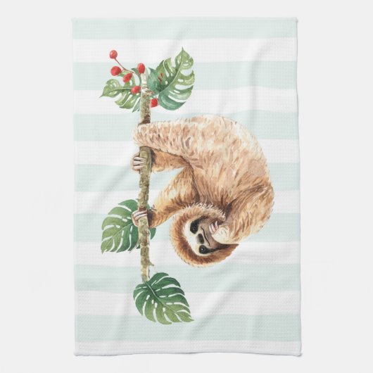 Niedliche Neigung im Wasser nach unten Geschirrtuch (Vertikal)