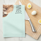 Niedliche Neigung im Wasser nach unten Geschirrtuch (Viertel Falte)