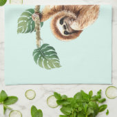 Niedliche Neigung im Wasser nach unten Geschirrtuch (Gefaltet)