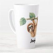 Niedliche Neigung im Wasser nach unten Milchtasse (Linke Ecke)