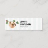 Niedliche Neigung im Wasser nach unten Mini Visitenkarte (Vorderseite)