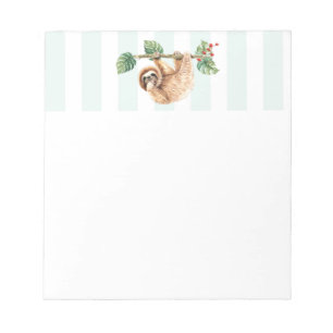 Niedliche Neigung im Wasser nach unten Notizblock