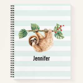 Niedliche Neigung im Wasser nach unten Notizblock