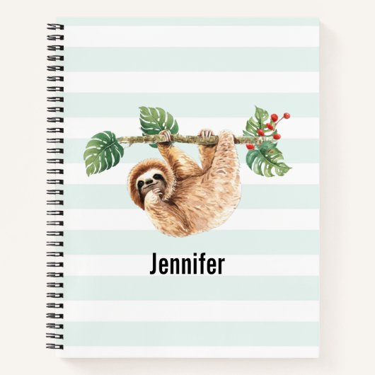 Niedliche Neigung im Wasser nach unten Notizblock (Vorderseite)