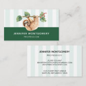 Niedliche Neigung im Wasser nach unten Visitenkarte (Vorne/Hinten)