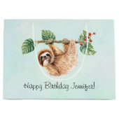 Niedliche Neigung zum Geburtstag im Wasser Große Geschenktüte (Vorderseite)