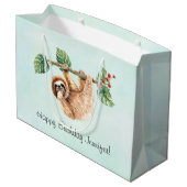 Niedliche Neigung zum Geburtstag im Wasser Große Geschenktüte (Rückseite Schrägansicht)