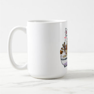 Niedliche Neko Katze mit Ramen Noodles Bowl Anime  Kaffeetasse