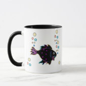 Niedliche Neon Fish Tasse (Links)