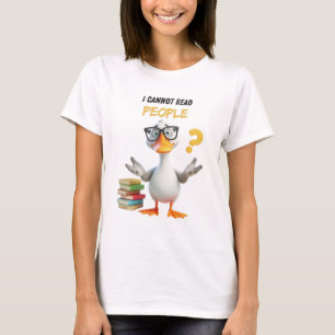 Niedliche Nerdgose, ich kann die Leute nicht lesen T-Shirt