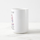 Niedliche Nerdy Unicorn-Tasse: schüchtern und erfr Kaffeetasse (Mittel)