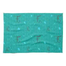 Niedliche Nessige Iceburgs und Fische auf dem blau