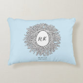 Niedliche Nest- und Eieranfänge Personalisiert & N Dekokissen (Vorderseite)