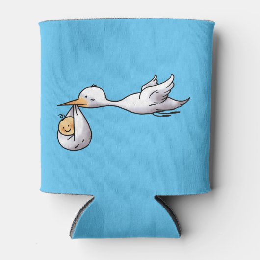 niedliche Neuanreise Babydusche Dosenkühler (Vorderseite)