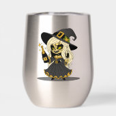 Niedliche neue Jahre Hexe (Rückseite)