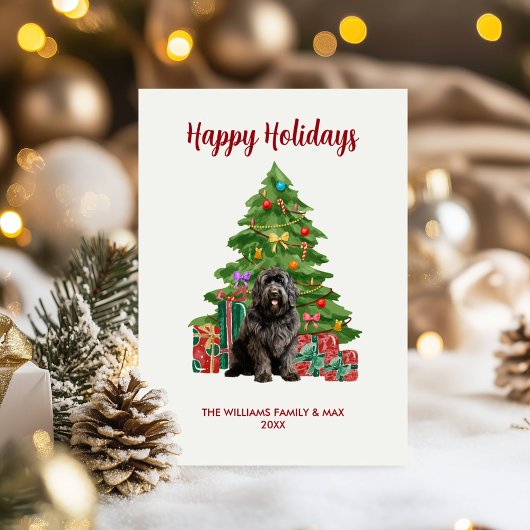 Niedliche Neufundland Hunde Weihnachten