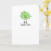 Niedliche Neugeborene Karte (Gelbe Blume)