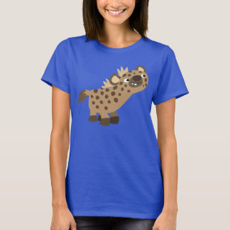 Niedliche Neugierige Cartoon Hyena Women T - Shirt
