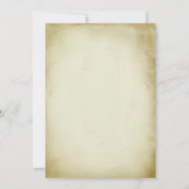 Niedliche Neugierige Eichhörnchenfotografie Geburt Einladung (Rückseite)