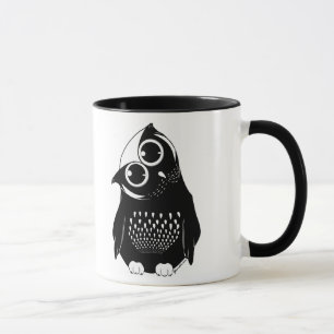 Niedliche neugierige Eule Tasse