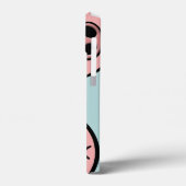 Niedliche Neugierige Schweine Case-Mate iPhone Hülle (Rückseite / Links)