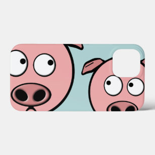 Niedliche Neugierige Schweine Case-Mate iPhone Hülle