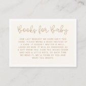 Niedliche neutrale Bücher für Kinder Begleitkarte (Vorderseite)