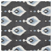 Niedliche neutrale, graublaue Kat-Stammmuster Stoff (Nahaufnahme)