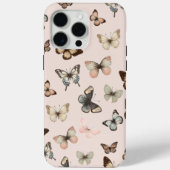 Niedliche neutrale Schmetterlinge, verdünnte Töne Case-Mate iPhone Hülle (Rückseite)