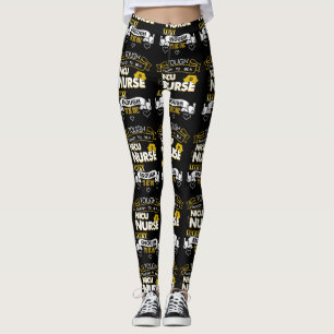 Niedliche NICU Nurse Neugeborene-Prämie Kinderbet Leggings