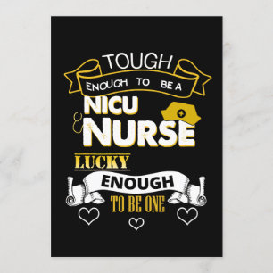 Niedliche NICU Nurse Neugeborene-Prämie Kinderbetr Einladung